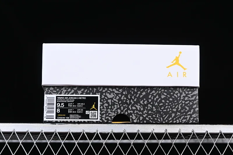 All categories Air Jordan Jordan series basketball shoes Air Jordan 3 Air Jordan 3 Retro "Laser Orange" AJ3 Joe 3 Laser Orange First layer CK9246-108